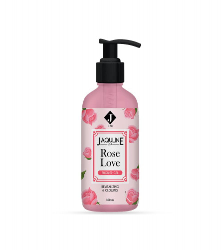 Jaquline USA Rose Love Shower Gel, 300 ml | free shipping