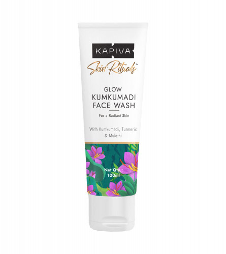 Kapiva Kumkumadi Glow Face Wash 100 ml (Pack of 2) Fs
