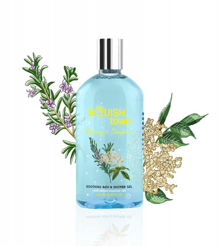 Squish Town - Rosemary and Elderflower Shower Gel and Body Wash | 250 ml (free shipping)