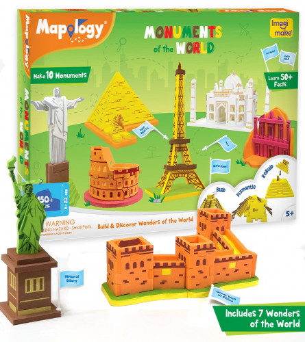 Imagimake Mapology Monuments of The World Educational Toy and Learning
