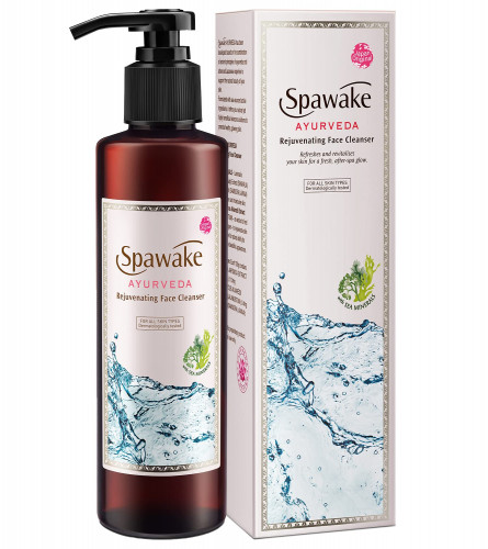 Spawake Ayurveda Face Cleanser, Rejuvenating Foaming Face Wash, 190 ml