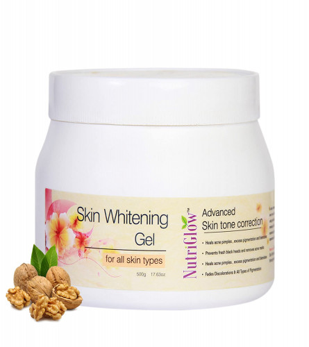 NutriGlow Skin Whitening Gel For Excess Pigmentation, Heals Acne & Blemishes, Oil Control 500 gm