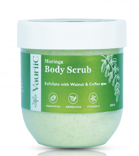 VauriiC Moringa Women Body Scrub for Men and Women, 200 gm | free shipping