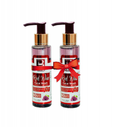 Beleza Professional RED WINE FACE WASH 100 ml (Pack of 2)