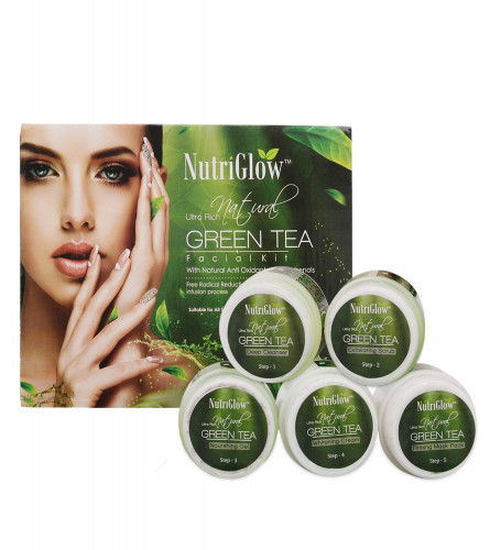 NutriGlow Green Tea Facial Kit 5-Pieces 250 gm