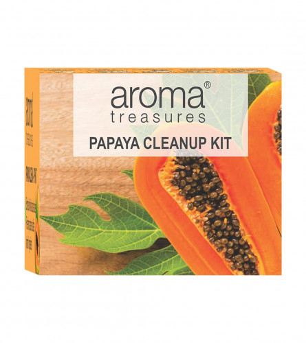 Aroma Treasures Papaya Cleanup Kit 20 gm (Pack of 2) Fs