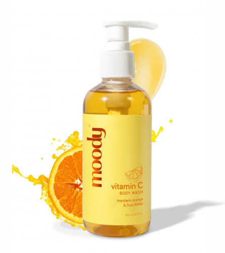Moody Vitamin C Body Wash for Glowing Hydrated and Smooth Skin | 200 m (free shipping)