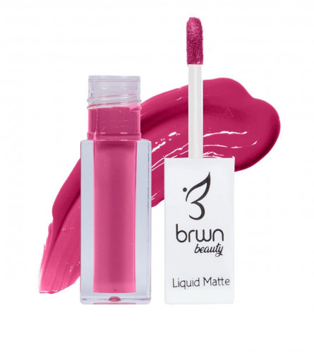 Brwn Beauty Liquid Matte Lipstick Long Lasting Waterproof Non Drying Super Stay Matte Finish  (Mauve, 30 ml) free shipping