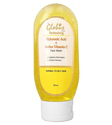 Globus Refreshing Anti Ageing Face Wash with Hyaluronic Acid and Vitamin C
