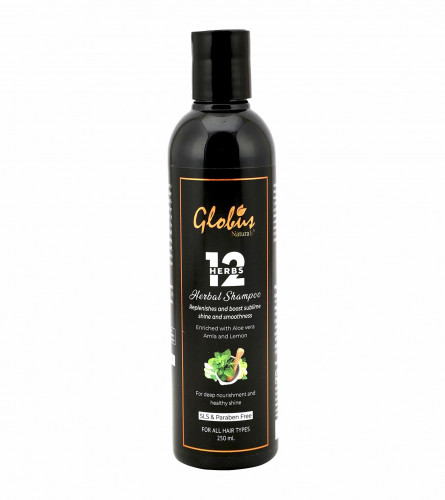 Globus Naturals 12 Herbs Hair Growth Shampoo For Deep Nourishment | 250 ml (free shipping)