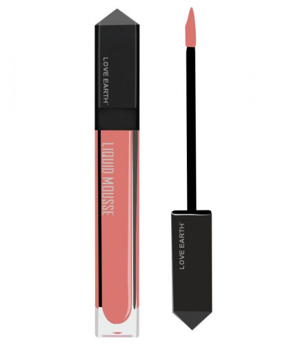 Love Earth Liquid Mousse Lipstick - Pink & Tonic Matte Finish | 6 ml (pack of 2) free shipping