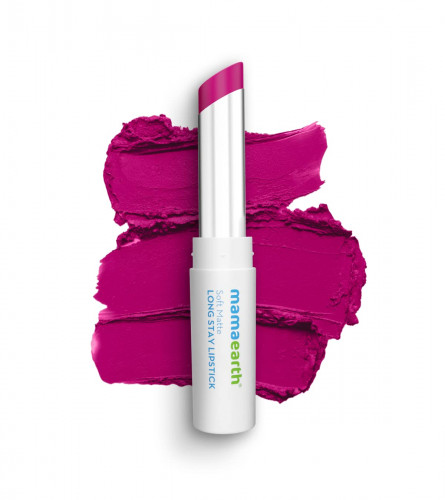 Mamaearth Soft Matte Long Stay Lipsticks Mulberry Pink - 3.5 g (Pack Of 2)