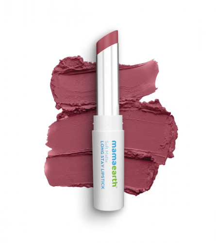 Mamaearth Soft Matte Long Stay Lipsticks Petal Pink - 3.5 g (Pack Of 2)