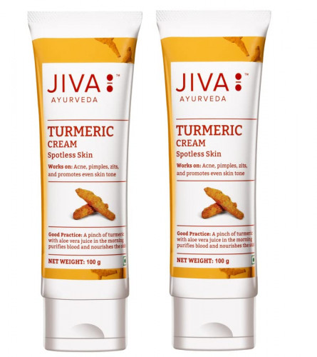Jiva Turmeric Cream - 100 g - Pack of 2 (free shipping)