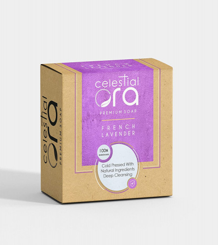 Celestial ora Hand Made French Lavender Soap With Natural Ingredients