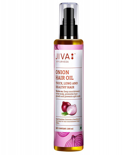 Jiva Onion Hair Oil Prevents Hairfall and Nourishes the Scalp, 200 ml