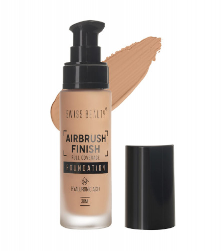 Swiss Beauty Airbrush Finish Lightweight Foundation For Face Makeup -Warm Sun