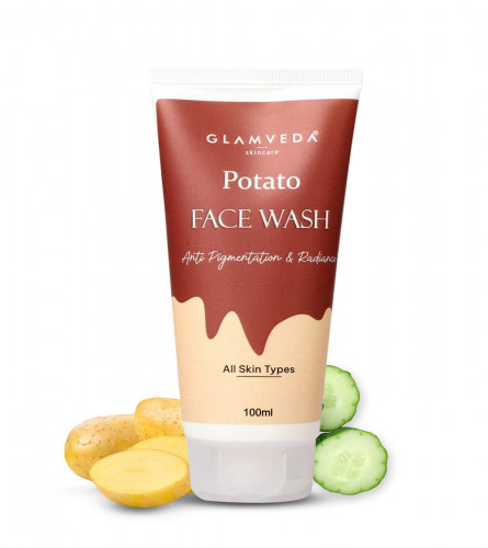 Glamveda Potato Anti Pigmentation Face wash, 100 ml (pack of 3) free shipping