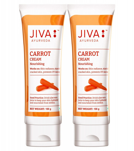 Jiva Carrot NourishingFace Cream Repair Damage Skin