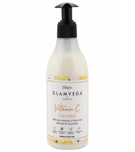 Glamveda Vitamin C Lightening & Brightening Face Cleanser | 250 gm (free shipping)