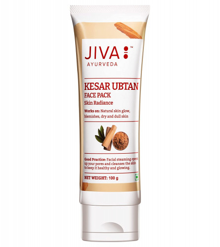 JivaPureKesarUbtan Face Pack For All Skin Types, Traditional KesarUbtan For Women 100 oz