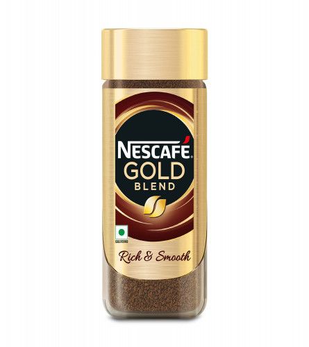 Nescafe Gold Rich and Smooth Coffee Powder, 95g Glass Jar