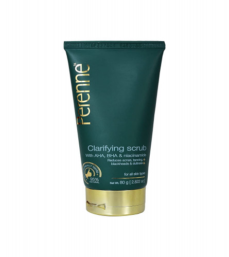 Perenne Clarifying Clay Scrub For Oily Acne Prone Skin , 80 gm (free shipping)