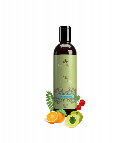 Avimee Herbal Amla Hair Oil | For Strong, Long & Thick Hair | Contains Both Amla Fruit & Seed Oil | 100 ml (free shipping)
