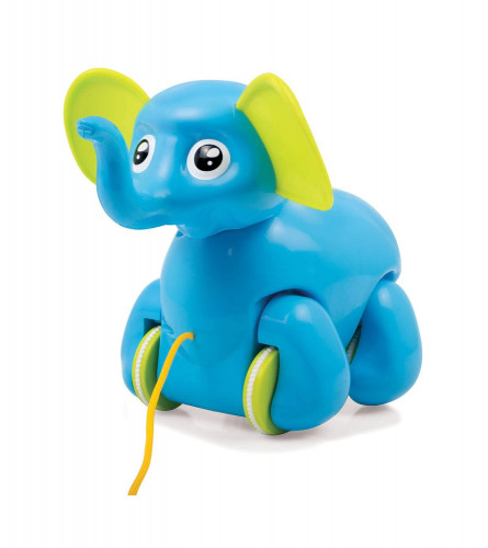 Giggles - Alphy The Elephant , Pull along toy , Head bobs, Multicolor (free shipping)