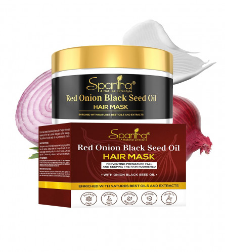 Spantra Red Onion Black Seed Oil Hair Mask, 250 gm (pack of 2) free shipping