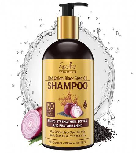 Spantra Onion Shampoo With Red Onion Seed Oil Extract Pro-Vitamin B5 for Repairing Dry Scalp, 300 ml (free shipping)