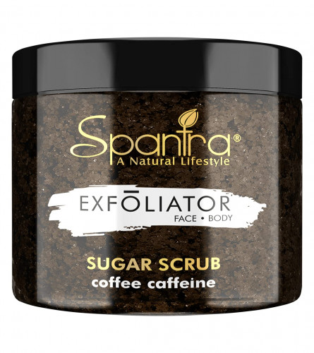 Spantra Coffee Caffeine Sugar Scrub |Face & Body Scrub |Tan Removal |Body Polish
