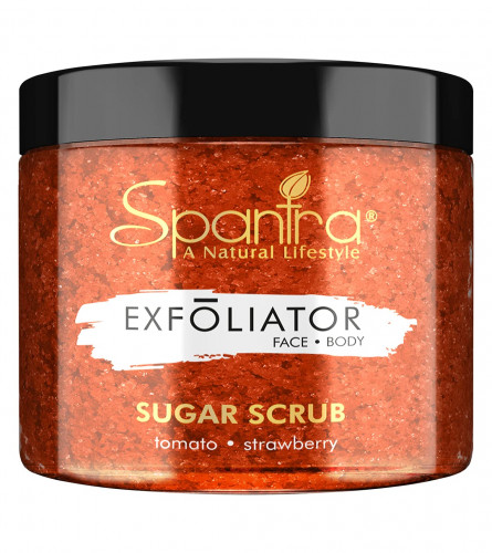 Spantra Tamato Strawberry Sugar Scrub | Face & Body Scrub | Tan Removal | Body Polishing | 125 gm (pack of 2) free shipping