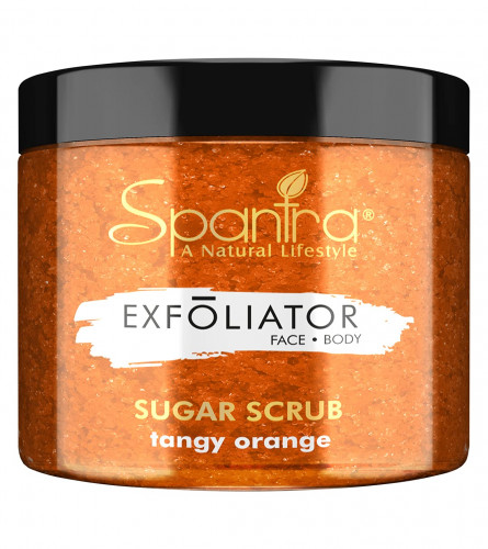 Spantra Tangy Orange Sugar Scrub | Face & Body Scrub | Tan Removal | Body Polishing | 125 gm (pack of 2) free shipping)