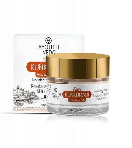 Ayouthveda Kunkumadi Face Scrub | Revitalize & Refine Skin Texture | 50 gm (pack of 2) free shipping