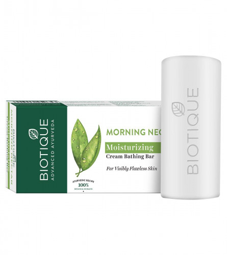 Biotique Bio Morning Nectar Flawless Cream Bathing Bar, 150 GM X 2 PACK