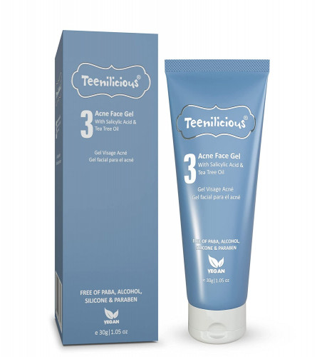 Teenilicious Acne Face Gel With 2% Salicylic Acid & Tea Tree Oil
