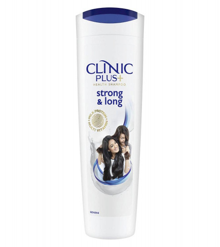 Clinic Plus Strong & Long Shampoo 355Ml, With Milk Proteins & Multivitamins For Healthy And Long Hair - Strengthening Shampoo For Hair Growth