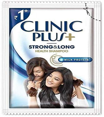 Clinic Plus Strong and Long Health Shampoo Sachet, 6.5ml, Pack of 64