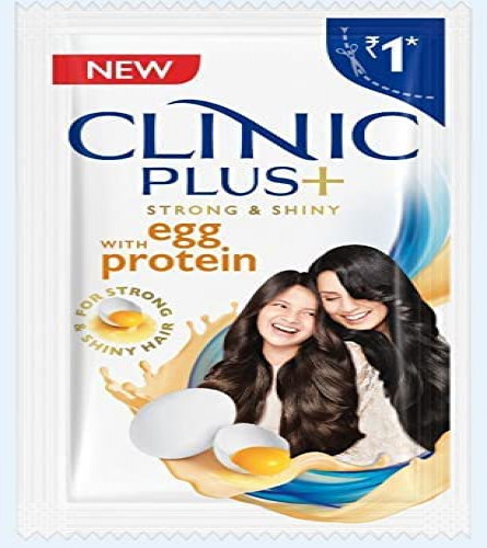 Clinic Plus Strong and Shiny Shampoo Sachet (6ml) - Pack of 192 Sachets