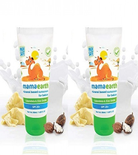 Mamaearth Skin Care Mineral Based Sunscreen Cream For Babies