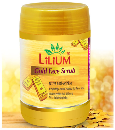 Lilium Herbal Gold Face Scrub 900 ml (Fs)