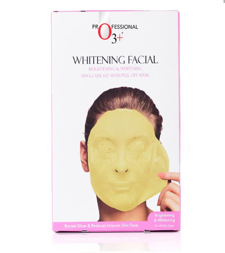 O3+ Whitening Facial Kit With Brightening & Whitening Peel Off Power Mask 45 gm