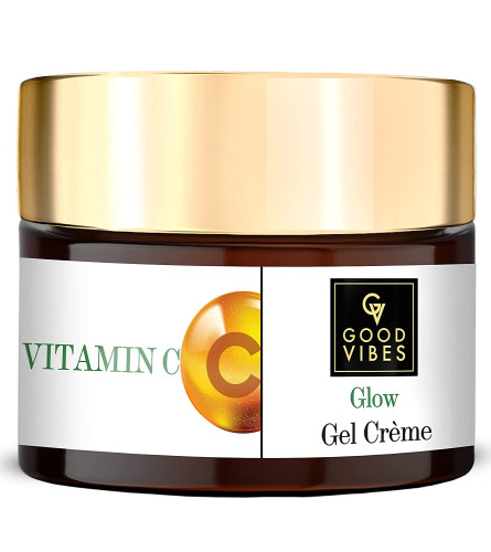 Good Vibes Vitamin C Glow Gel MoisturizingCremeFor All Type of Skin Brightening and Hydrating50 G