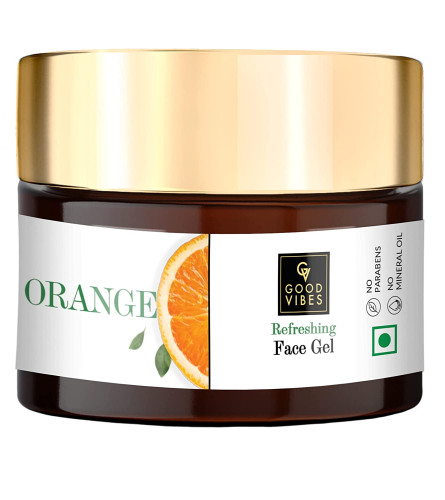 Good Vibes Orange Refreshing Face Gel, 50 G (Pack Of 2) Free Shipping Italy