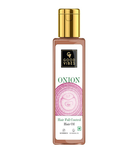 Good Vibes Onion Hairfall Control Hair Oil, 100 ml | pack of 2 (free ship)
