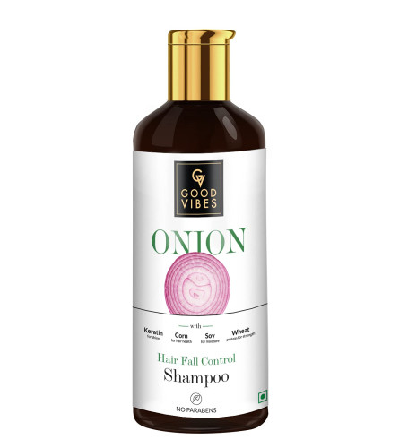 Good Vibes Onion Hairfall Control Shampoo,, 300 ml | free shipping