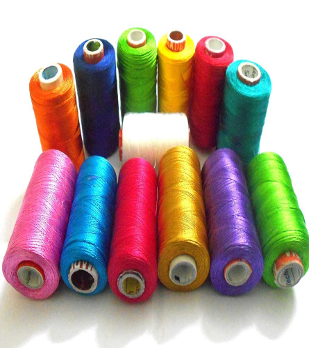 13 Main Color Silk Thread Set for Making- Embroidery-Crafts, Shiny Soft Thread | free shipping