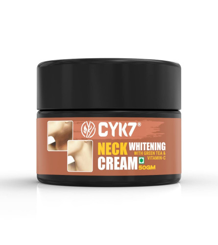 CYK7 Neck Cream whitening neck, knees, and elbows and Cream for dull and dark skin Intense Dark Spot Removal, 50 g (pack of 2) free shipping