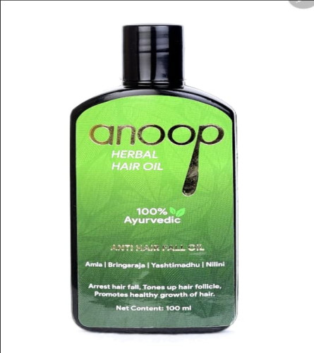 Anoop Herbal Hair Oil-100 ML (pack of 2) free ship